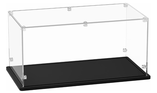 Thick Acrylic Display Box with Black Wooden Base 38cm*20cm*20cm