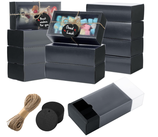 Kraft Paper Drawer Box with Window 16CM*9CM*5CM